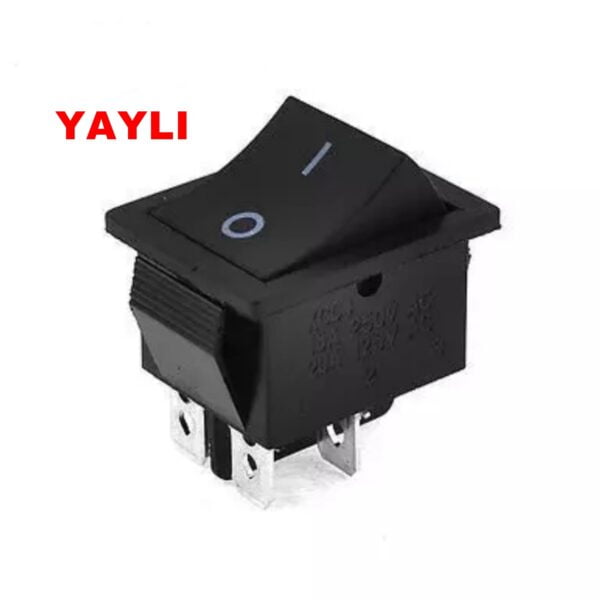 BE-109 Geniş Işıksız YAYLI Anahtar OFF-MOM 4P