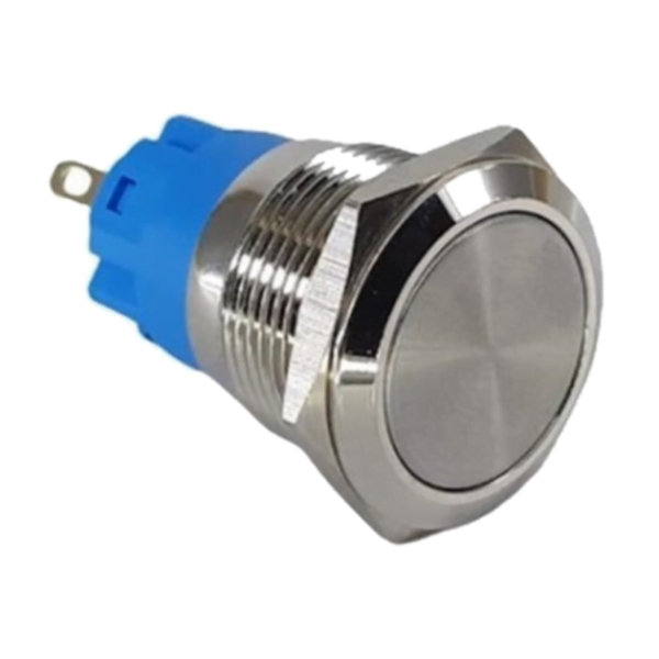 D98-1 Buton Metal Düz Ø19mm 3P