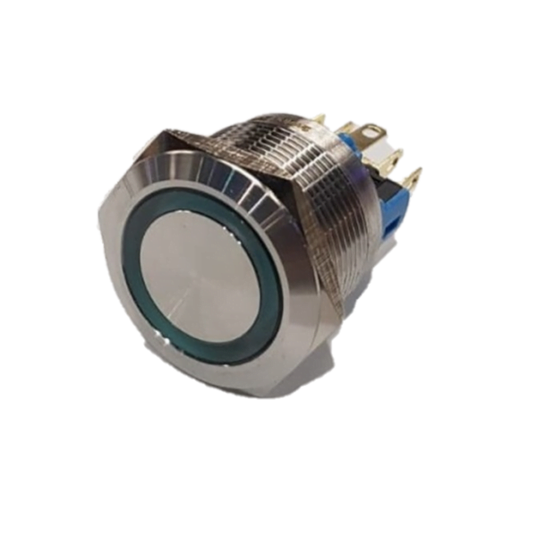 22mm Metal LED'li Kalıcı Buton