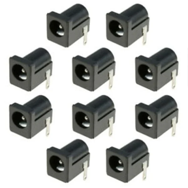 20 Adet Dişi Şase Jak Dc 5.5-2.1Mm Dc Power Jack Adaptör Soket