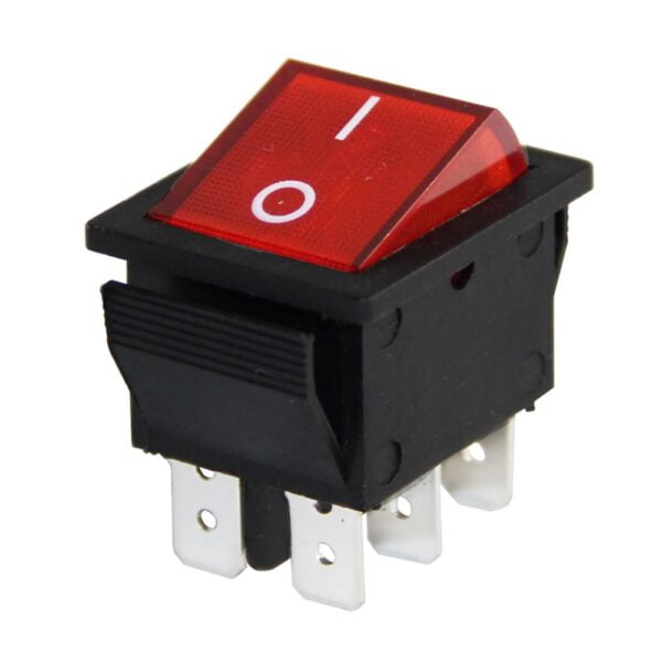 BE-104A Geniş Işıklı Anahtar 6P ON-OFF