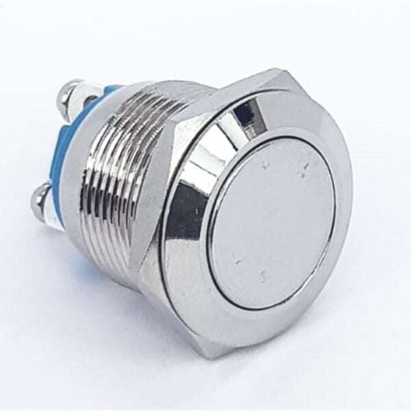 BE-182 D98 Buton Metal Düz Ø19mm PBS28B-2