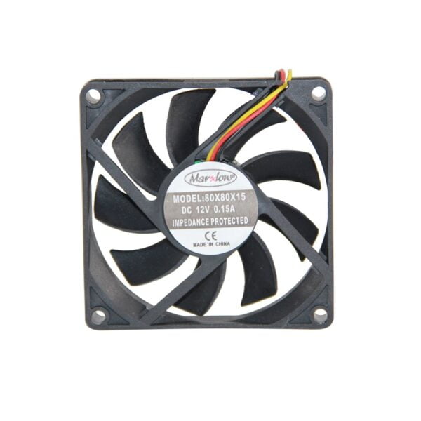 FAN 80X80X15 12V DC 3 KABLO