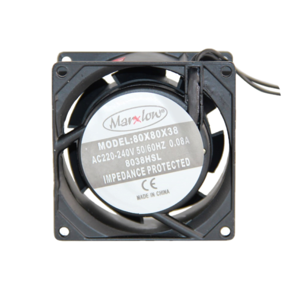 FAN 80X80X38 220V AC FAN 0,08A
