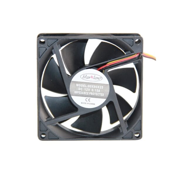 FAN 80X80X25 12V DC 3 KABLO