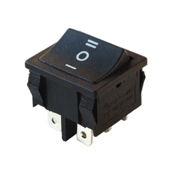 IC-130 Orta boy Işıksız Anahtar ON-OFF-ON 6P