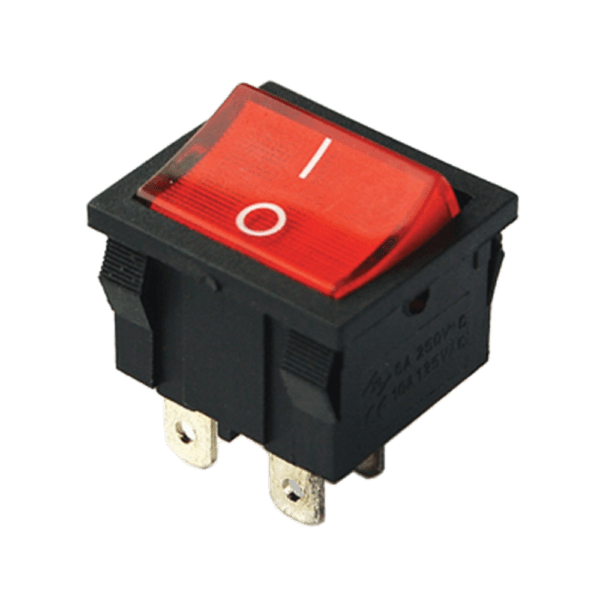 IC-126 Orta boy Işıklı Anahtar ON-OFF 4P
