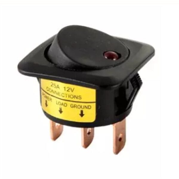 IC-132D Ledli ON-OFF Anahtar 3P 25 AMP 12V DC