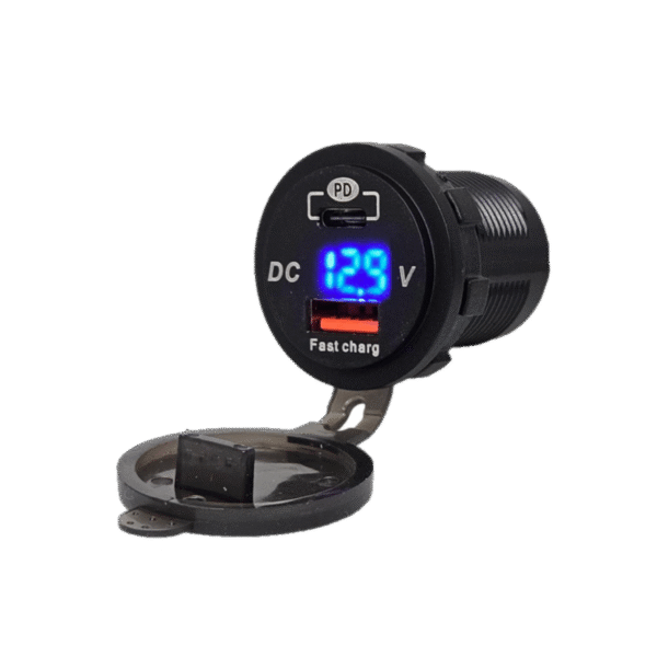 BE-266D-1 Pano Tip Voltmetreli 2'li Usb 3.0 + Type-C