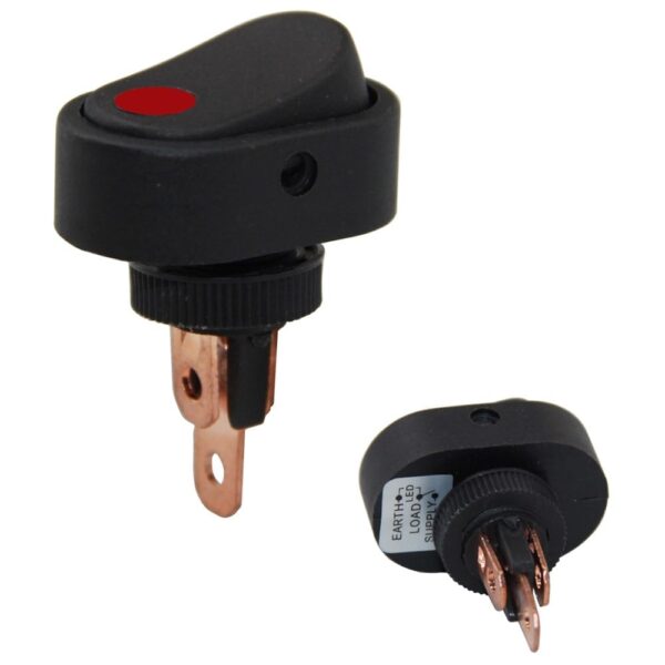 IC-132A-2 12Volt DC 20 Amper Anahtar ON-OFF Işıklı ASW-20D-2