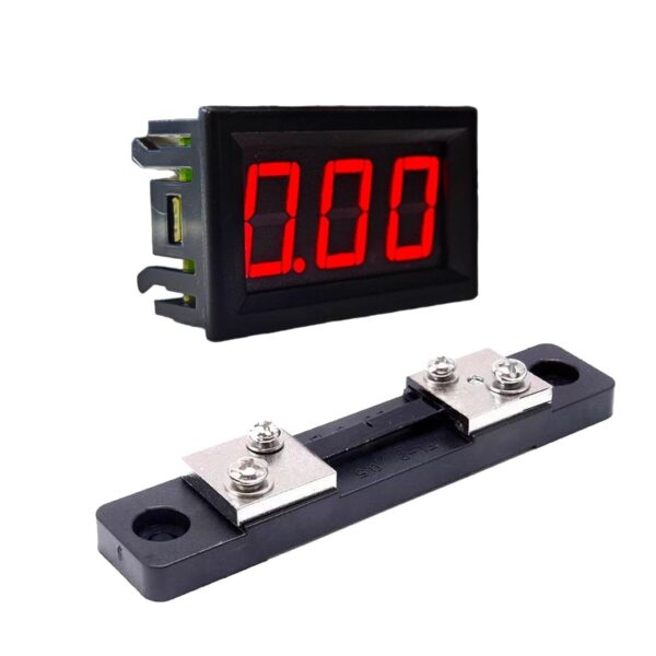 ŞÖNTLÜ DİJİTAL AMPERMETRE 0-50A