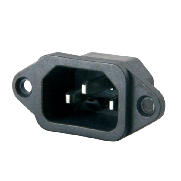 IC-212 C14 Power Soket Erkek Kulaklı AS-05