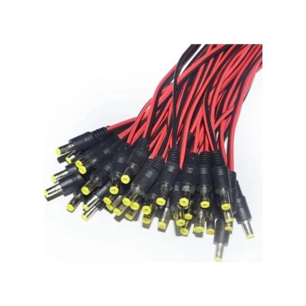 50 Adet 2.1Mm Dişi Kablolu Power Jak 20Cm