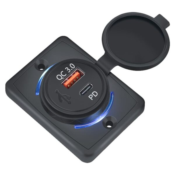 BE266C-10 PANO TİP USB3.0 + TYPE-C SOKET KULAKLI